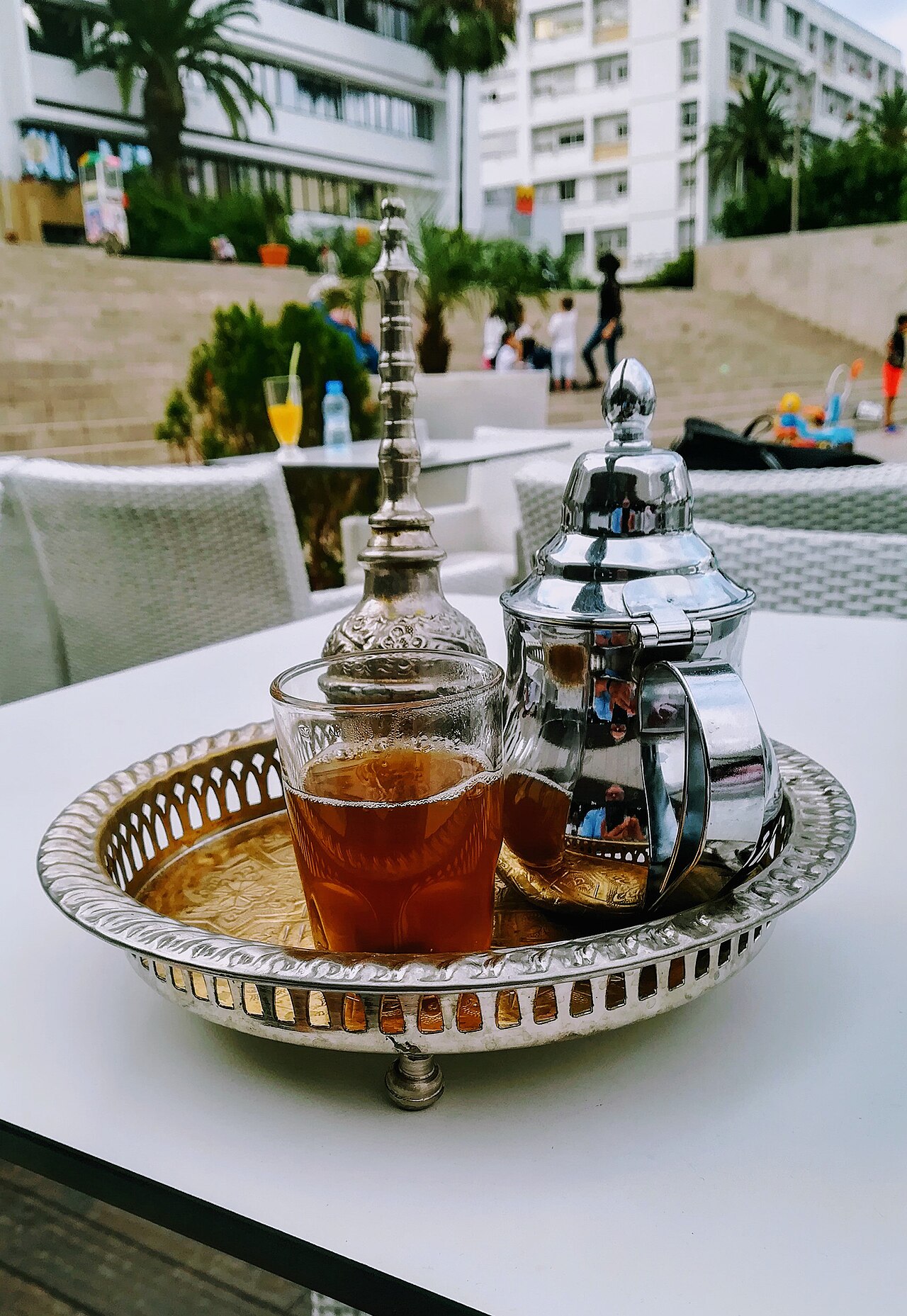 Thé à la menthe marocain